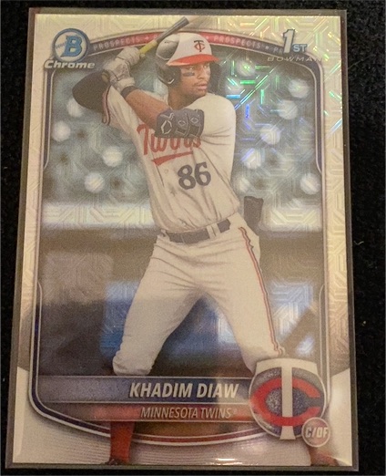 2025 Bowman Chrome #BCP-77 Khadim Diaw — front