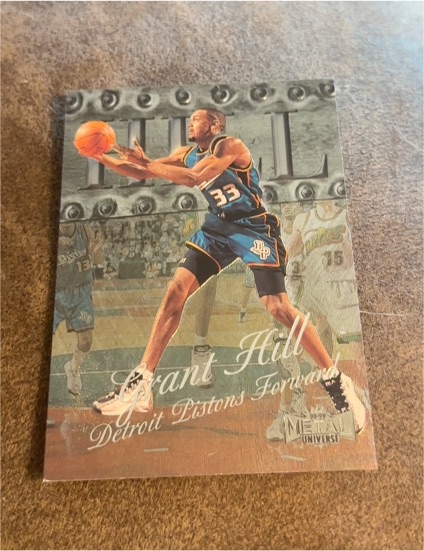 1998-99 Skybox Metal Universe #50 Grant Hill — front