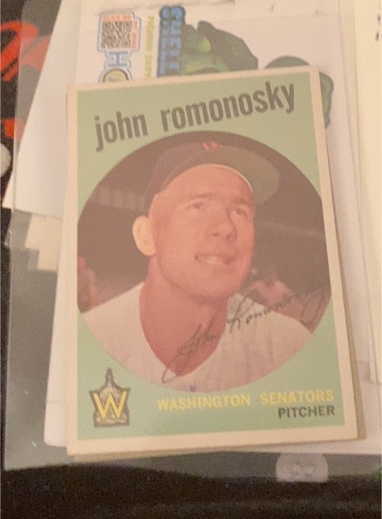 1959 Topps #267 John Romonosky — front