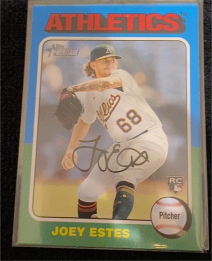2024 Topps Heritage #158 Joey Estes — front