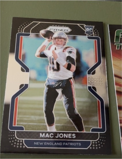 2021 Panini Chronicles Prizm Black #PB-5 Mac Jones — front