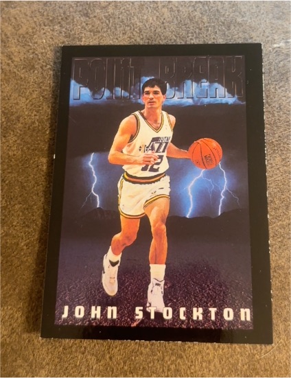 1993-94 Skybox Premium #338 John Stockton — front