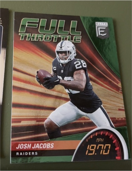 2022 Panini Donruss Elite Full Throttle #FT24 Josh Jacobs — front