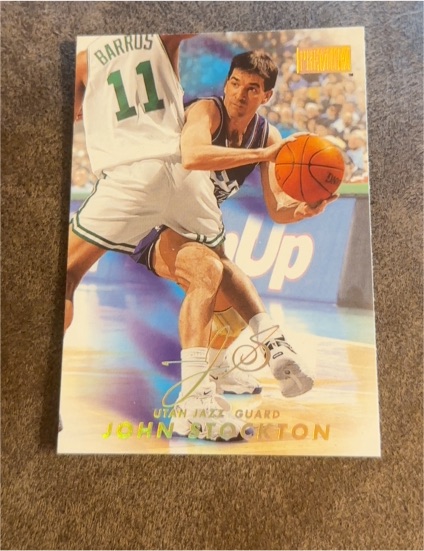 1998-99 Skybox Premium #37 John Stockton — front