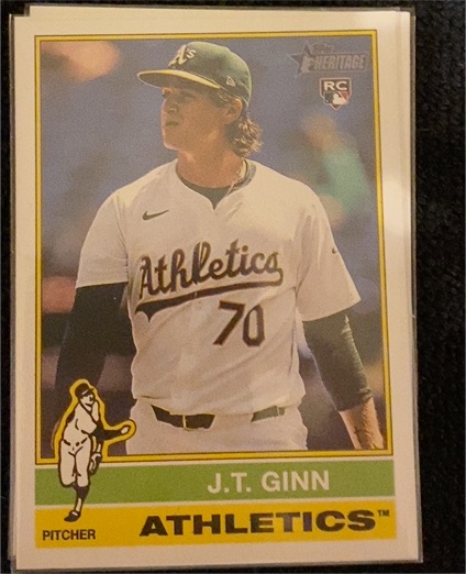 2025 Topps Heritage #290 J.T. Ginn — front