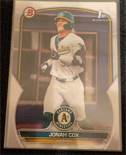 2023 Bowman Draft #BD-135 Jonah Cox — front