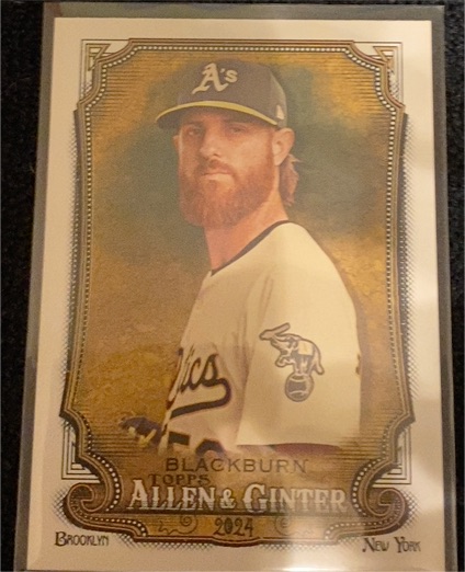 2024 Topps Allen & Ginter #308 Paul Blackburn — front
