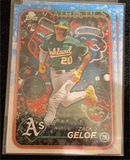 2024 Topps Holiday #H72 Zack Gelof — front