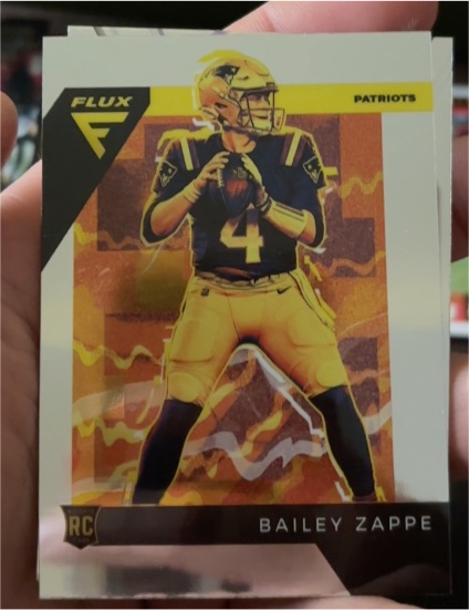 2022 Panini Chronicles Flux #FX-4 Bailey Zappe — front