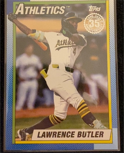 2025 Topps Series 2 1990 35th Anniversary #90B2-36 Lawrence Butler Athletics — front