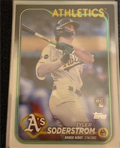 2024 Topps Update #US116 Tyler Soderstrom — front