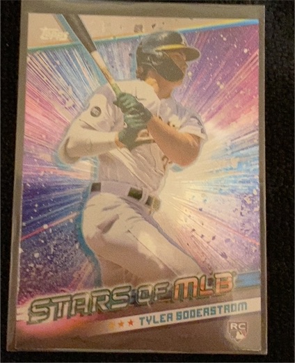 2024 Topps Series 1 Stars of MLB #SLMB-18 Tyler Soderstrom — front