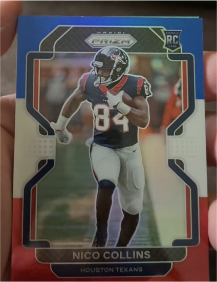2021 Panini Prizm #360 Nico Collins Rookie — front