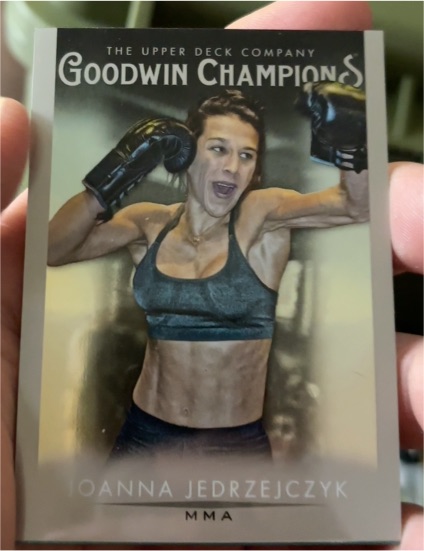 2021 Upper Deck Goodwin Champions #23 Joanna Jedrzejczyk — front