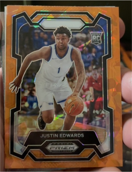 2024 Panini Prizm Draft Picks #25 Justin Edwards — front