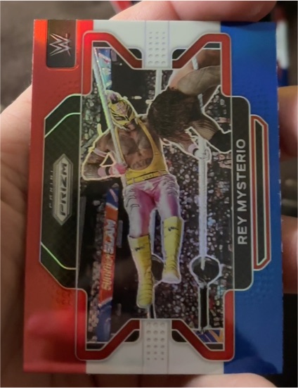 2022 Panini Prizm WWE #98 Rey Mysterio — front