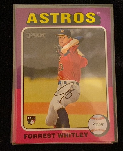 2024 Topps Heritage High Number #636 Forrest Whitley — front