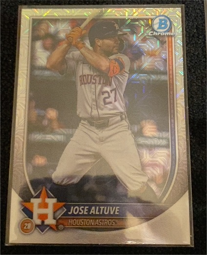2025 Bowman Chrome #63 Jose Altuve — front