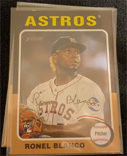 2024 Topps Heritage High Number #612 Ronel Blanco — front