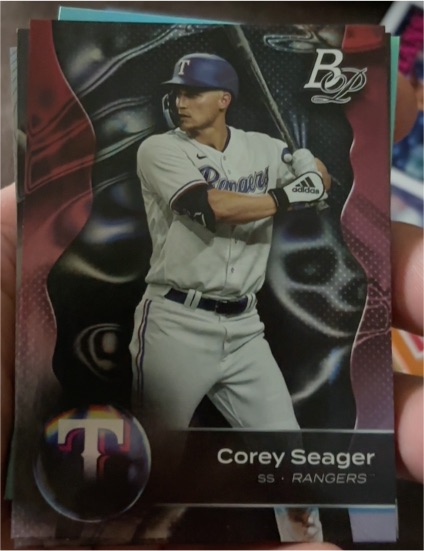 2023 Bowman Platinum #97 Corey Seager — front