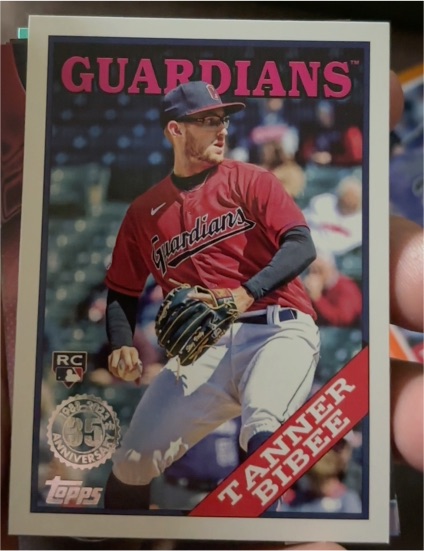 2023 Topps Update #88US-16 Tanner Bibee — front