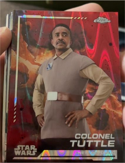 2024 Topps Chrome Star Wars #55 Colonel Tuttle — front