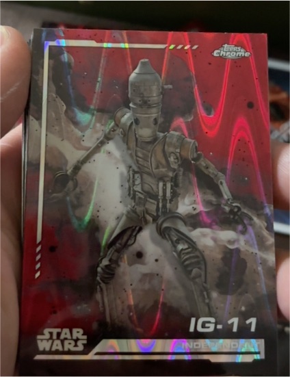 2024 Topps Chrome Star Wars #41 IG-11 — front