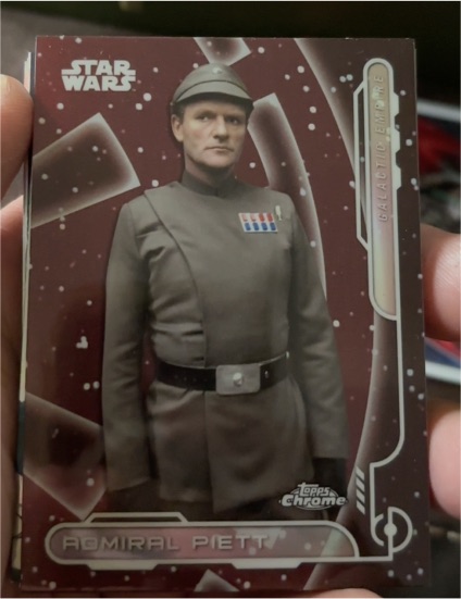 2024 Topps Chrome Star Wars #GE-6 Admiral Piett — front