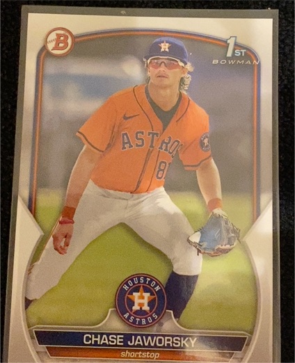2023 Bowman Draft #BDC-45 Chase Jaworsky — front