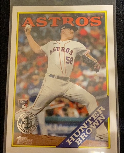 2023 Topps Series 2 1988 Topps #2T88-13 Hunter Brown — front