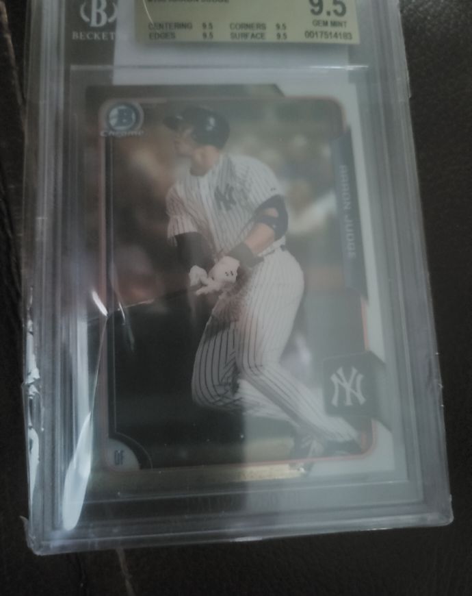 2015 Bowman Chrome Draft #150 Aaron Judge — front