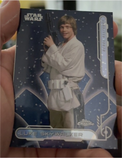 2024 Topps Chrome Star Wars #RA-2 Luke Skywalker Rebel Alliance — front