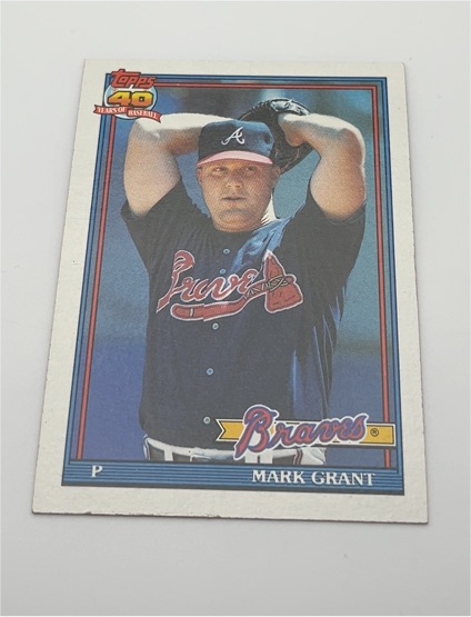 1991 Topps #287 Mark Grant — front