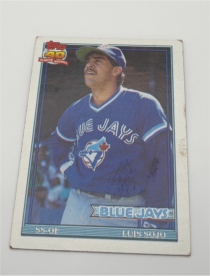 1991 Topps #26 Luis Sojo — front