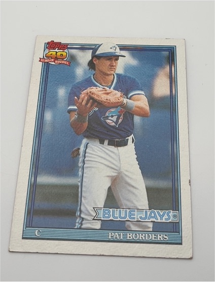 1991 Topps #49 Pat Borders — front