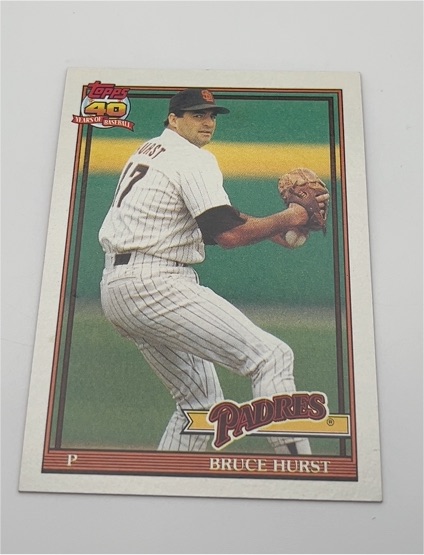 1991 Topps #65 Bruce Hurst — front