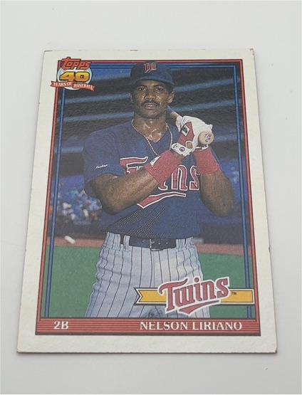 1991 Topps #18 Nelson Liriano — front