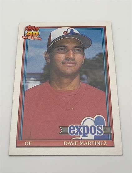 1991 Topps #24 Dave Martinez — front
