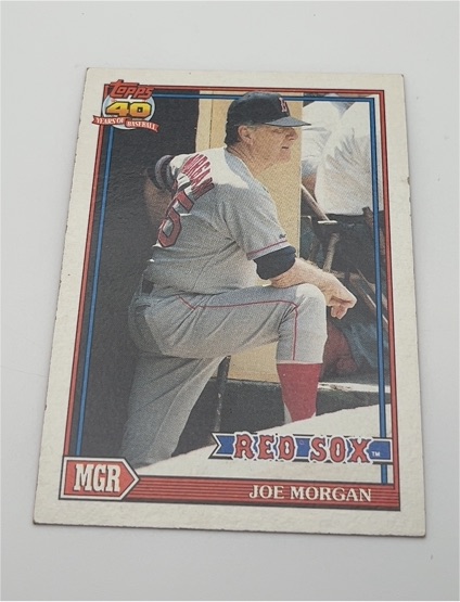 1991 Topps #21 Joe Morgan — front