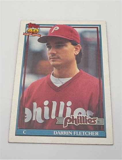 1991 Topps #9 Darrin Fletcher — front