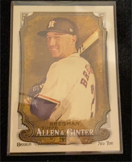 2024 Topps Allen & Ginter #320 Alex Bregman — front