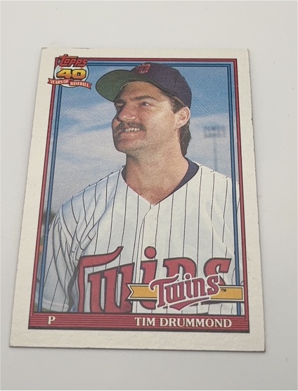1991 Topps #46 Tim Drummond — front
