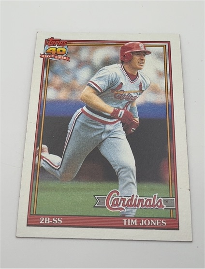 1991 Topps #262 Tim Jones — front
