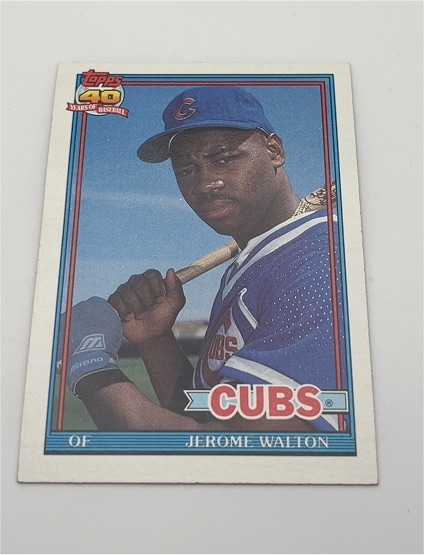 1991 Topps #135 Jerome Walton — front