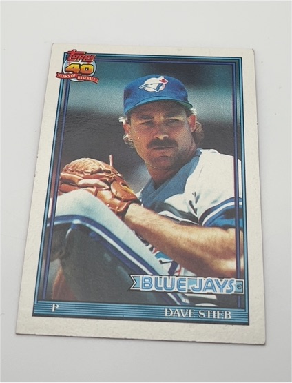 1991 Topps #460 Dave Stieb — front