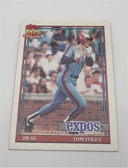 1991 Topps #773 Tom Foley — front