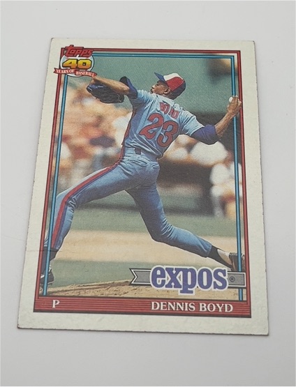 1991 Topps #48 Dennis Boyd — front