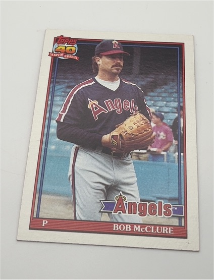1991 Topps #84 Bob McClure — front