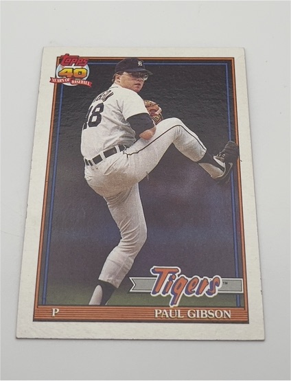 1991 Topps #431 Paul Gibson — front