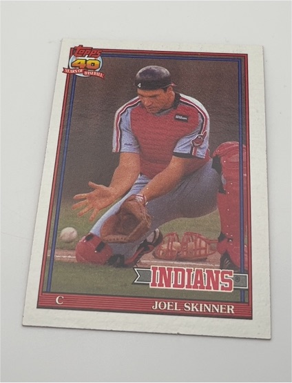 1991 Topps #783 Joel Skinner — front